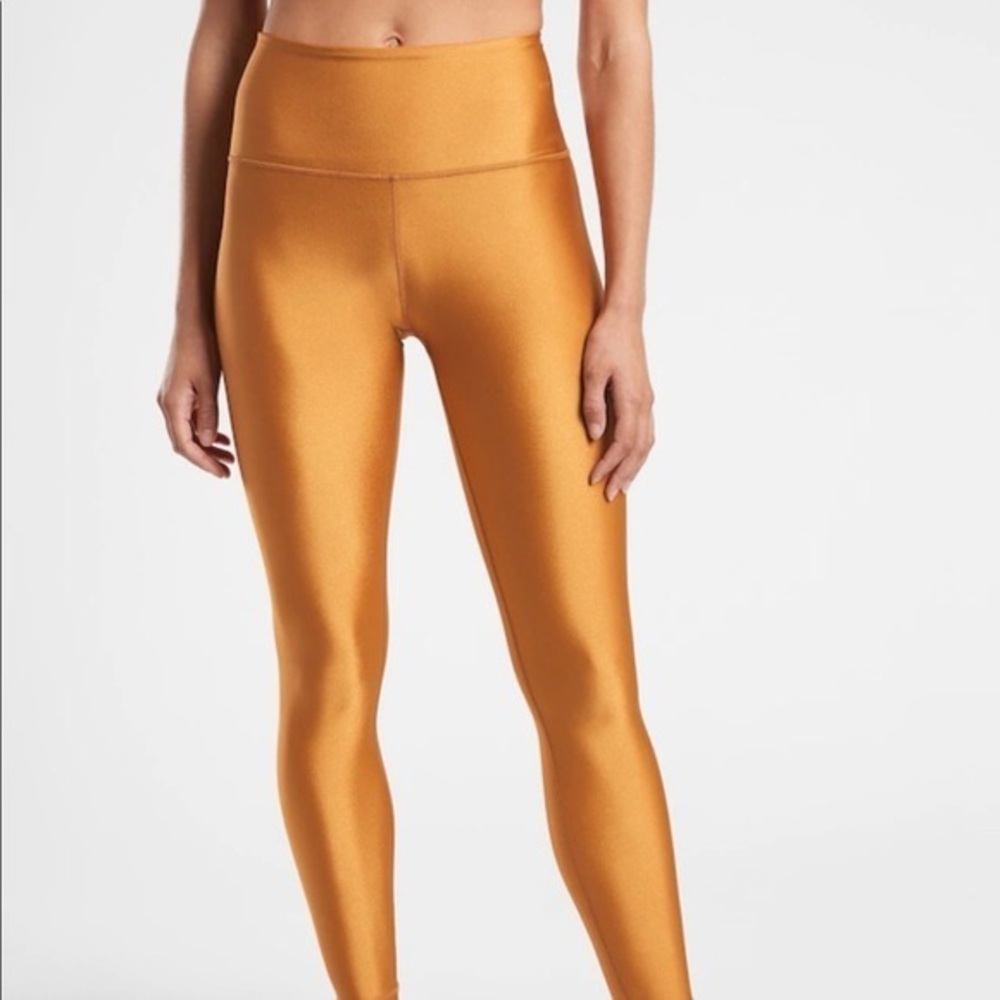 Athleta Gold Leggings